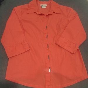 Faded Glory snap dress shirt